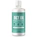 100% C8 MCT Oil - 64 Servings - Pure Caprylic Acid - The Perfect Keto Diet Supplement for Coffee & Shakes - Additional Energy & Brain Fuel - from Omega PowerCreamer (32 oz)