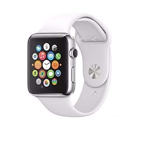 AMR Smart Watch A1 Bluetooth Smartwatch Compatible with All Mobile Phones for Boys and Girls (White)