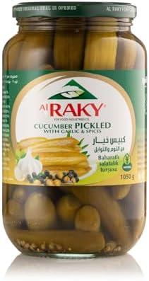 سعر Al Raky Pickled Cucumber with Garlic and Spices 1050 g فى السعودية ...