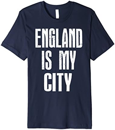 Mens ENGLAND IS MY CITY TSHIRT Medium Navy