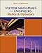 Vector Mechanics for Engineers: Statics and Dynamics