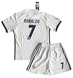 Cristiano Ronaldo #7 Real Madrid 2016/2017 Home Jersey & Shorts for Kids (7-8 Years Old)