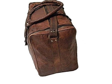 ECHO Unisex Leather Travelling Bags, Brown