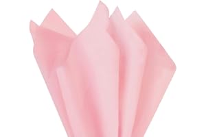 PMLAND Premium Quality Gift Wrapping Paper - Pink - 15 Inches X 20 Inches 100 Sheets