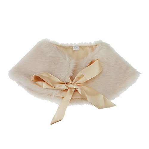 Fashion Flower Girls Shoulder Cape Winter Warm Party Wedding Wraps Capelets Clothes