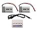 BTG 3.7V 25C 750mAh Battery 2PCS & 6 in 1 X6 USB Battery Charger 4 XH Ports and 2 JST Ports for MJX X200 X300C X400 X500 X800 RC Quadcopter Drone