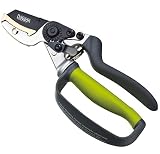 Pro Anvil Pruning Shears - 30% Less Effort, Rotating Handle Ergonomic Garden Pruners Reduce Strain, Super Sharp Precise Easier Cut - Clippers Best on Plants Hedges Trees - Finger Protection Guard, Premium Comfort & Quality Gardening Trimmer Tool!