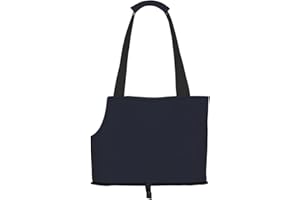 Solid Color Black Pet Tote Bag Foldable Handbag Carrier for Small Dogs Cats Puppy Portable Travel Shoulder