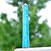Orgone Crystals- Aquamarine 7 Inch Healing Orgonite Crystal Point for Emf Protection- Chakra Balance Insomnia Cure Healing Stones