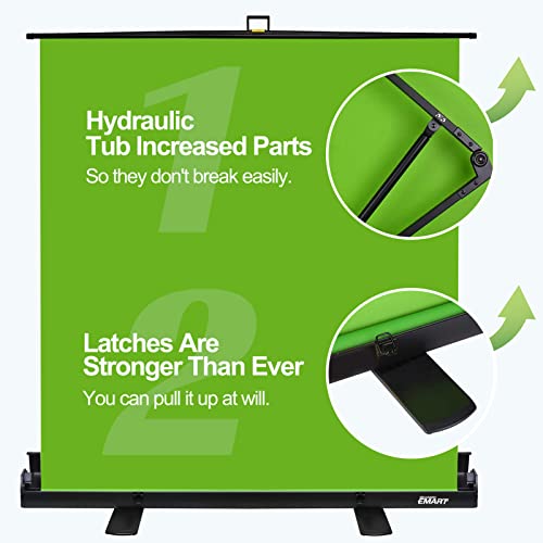 Upgrate EMART Green Screen, 61 x 72in Collapsible Chroma Key Panel for
