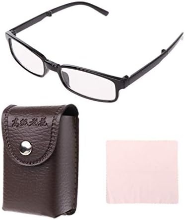 Luluspace Unisex Foldable Reading Glasses Folding Spectacles Eyeglass Presbyopia Readers +1~ +4.0