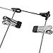 LOHAS Home 4 Tier Skirt Hanger Pants Hanger Stainless Steel Foldable Space Saving Hangers (2-Pack)