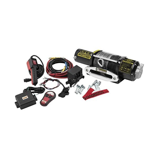 New QuadBoss 5000 lb SRope Winch & Mount 20042007 Yamaha Rhino 660