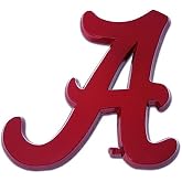 Alabama UA Crimson Tide Metal Auto Emblem (Crimson)