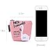 Koolemon Cute Flamingo Coin Purse Canvas Cosmetic Organizer Pouch Zipper Bag for Card Jewelry Key,Pack of 3