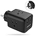 France Germany Power Plug Adapter, TESSAN Schuko Travel Adaptor with 2 USB Phone Charger 3 American Outlets, US to Europe German Korea Russia Spain Iceland Wall Adapter (Type E/F)