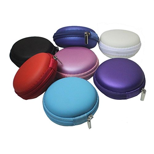 Coohole New Fashion EVA Hard Case Earphone Box For iPhone Earphone (white)