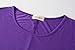 LARACE Plus Size Tops for Women Short Sleeve Shirts Casual Summer Clothes Round Neck Tunics for Leggings (3X, Deep Purple)