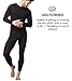 LAPASA Men's 100% Merino Wool Thermal Underwear Long John Set Lightweight Base Layer Top and Bottom M31