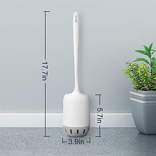 image for Glendan Toilet Brush and Holder Upgraded Modern Design with Kinsky Str