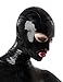 Latex Hood Mask Fancy Open Mouth Big Eyes Catsuit Wear Sexy 0.4MM