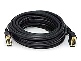 Monoprice 25ft Super VGA M/M CL2 Rated (For In-Wall Installation) Cable w/ Ferrites (Gold Plated)