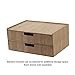 Bamboo Drawer Large, Monitor Stand & Stackable Storage Solution for Office Products pens, Pencils, Scissors, notepads, Business Cards and Morethumb 4