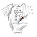 Wry Baby Playing w/ Baby Instructions Snapsuit 6-12M White