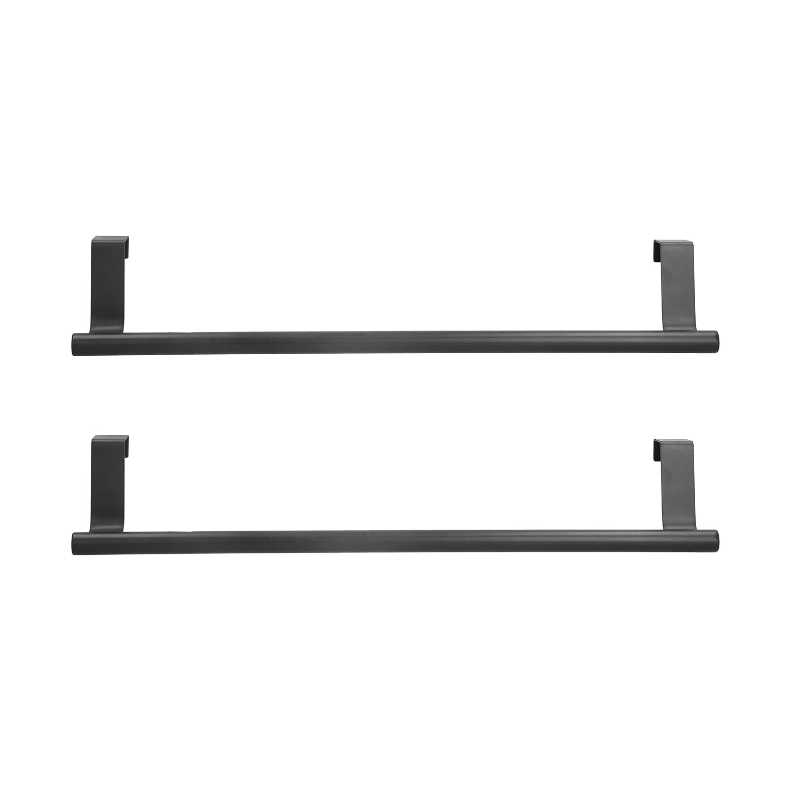 Greensen Kitchen Towel Holder Over Door Towel Rail Stainless Steel, Over the Door Towel Rail Tea Towel Holder for Cupboard Doors and Drawers, Towel Rack for Kitchen and Bathroom, No Drilling(36CM)