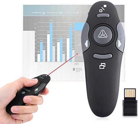 Colour Wise Wireless Remote Control Presentation USB Laser Pointer Pen Receiver