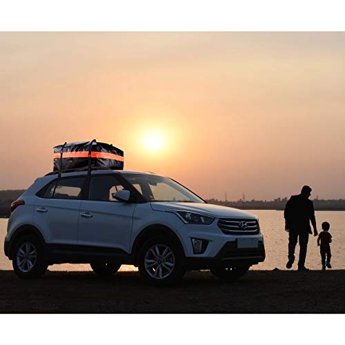 BOLTLINK Car Roof Top Cargo Carrier Bag, Made with Waterproof Material, Easy Install for Most Car,Jeep, SUV with Racks - Thumbnail 5