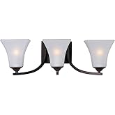 Maxim Lighting 20100FTOI Aurora-3 Light Contemporary Bath Vanity in Contemporary style-21.5 Inches Wide by 7 inches high, Fin