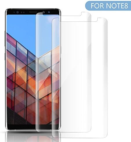 Woitech Samsung Note8 Tempered Glass Screen Protector, Full Coverage Case Friendly Anti-Bubble Screen Cover Film for Galaxy Note8”