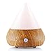 Essential Oil Diffuser, Pakway Ultrasonic Cool Mist Air Humidifier Aroma Diffuser ,Infrared Induction(turning on/off automatic)+Touch Sensor Control (Wood Grain)