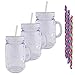 Aladdin (3 Pack) 20oz Plastic Mason Jar Tumbler With Straw and Lid Temperature Control Travel Home