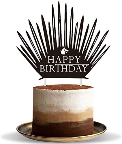 Awyjcas Game of Thrones Cake Topper Kid Crown Cake Topper Party Supplies Decorations