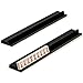 Yellow Mountain Imports Wooden Mahjong Game Racks, 18 Inches - Classic Black - Set of 4 (Racks Only Set)