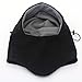 Miracu Heavyweight Balaclava Windproof Ski Face Mask Winter Fleece Hat/Hood Outdoor for Men, Women and Children ,Black & Gray,
