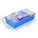 Ice Cube Trays, ULuck Silicone Large Ice Cube Trays with 2 Lids (2 Pack) - 8 Molds X 2 inch Big Ice Cubes Molds Stackable for Whiskey Cocktail and Any Drink - Keep Your Drink Cold For Longer - (Blue)