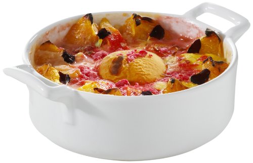 Click Here to See More Images Revol Belle Cuisine 616953 Deep Round Dish, 17-3/4-Ounce, White