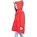 Red Little Boys Girls Rainwear Children Raincoat Poncho Infant Rain Slicker XL