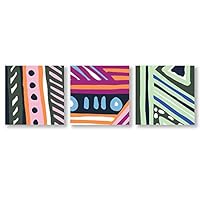 3 Piece Canvas Wall Art Creative Pattern Canvas Prints Home Artwork Decoration for Living Room,Bedroom - 12