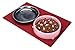 Hubulk Dog Feeding Mat,100% Waterproof BPA Free Silicone Pet Food and Water Bowl Placemat,Dishwasher, High Raised Edge to Prevent Spills,Nonslip Tray to Stop Messes on Floor (19