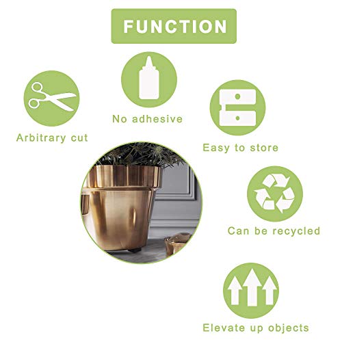 Pot Feet for Outdoor Planters 12 Pack Large Pot Feet Elevate up 3/4