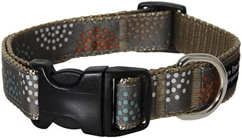 Paw Paws USA City Slicker Fireworks Dog Collar, Medium, Multicolored
