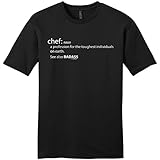 Chef Gift Funny Definition Badass Young Mens T-Shirt