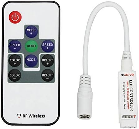 KAPATA Mini 10keys Infrared RF LED RGB Controller LED Remote Control 72W DC5-24V for 5050 3528 RGB LED Strip Light