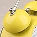 Classical Retro Twin Bell Alarm Clocks Mute Silent Quartz Movement Non Ticking Sweep Second Hand Bedside Desk Analog Morning Wake Up Alarm Clock with Nightlight Backlight and Loud Alarm HA01 Yellow