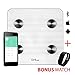 Bluetooth Body Fat Scale - Fit2Live Smart Wireless Digital Bathroom Weight Scale Body Composition Analyzer Health Monitor with IOS and Android APP for Body Weight, Fat, Water, BMI, BMR, Muscle Mass-