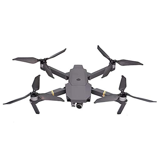 Amaping 2 Pairs Low-Noise Advanced Full Carbon Fiber Propellers 3-Blade for DJI Mavic Pro Drone Noise Cancellation Gadgets Fixture (Black Carbon Fiber) - Thumbnail 4